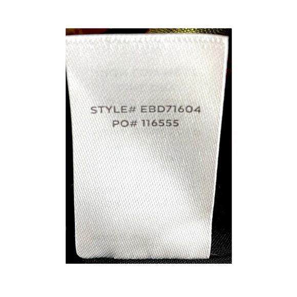 NWT Lulu’s Ready for Festivities Black Multi Floral Jacquard Mini Dress Size Sm - Picture 15 of 16